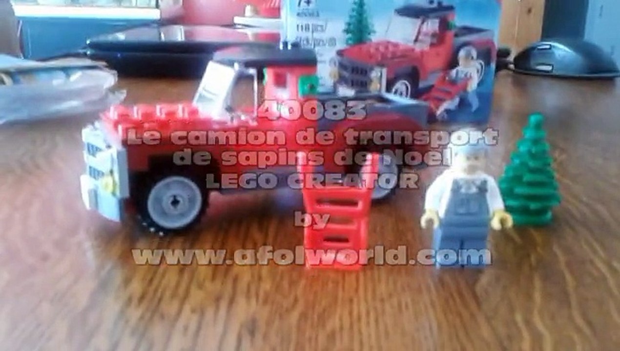 40083 Le camion de transport de sapins de noel LEGO CREATOR - AFOLWORLD