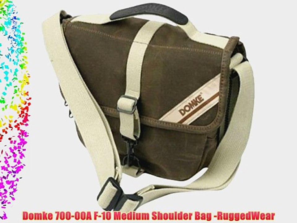 Domke 700-00A F-10 Medium Shoulder Bag -RuggedWear