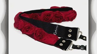 Red Rose Organza 1.5 SLR/DSLR Floral Camera Strap