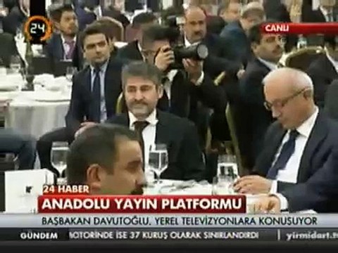 Başbakan Ahmet Davutoğlu Anadolu Yayın Platformu Toplantısında Konuştu