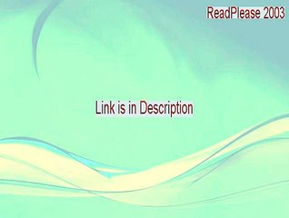 ReadPlease 2003 Key Gen [readplease 2003 vista]