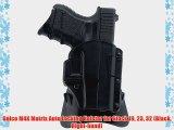 Galco M4X Matrix Auto Locking Holster for Glock 19 23 32 (Black Right-hand)