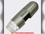 Dino-Lite AM3111-MS21W 0.3 MP 10x-50x 230x Digital Microscope   White Stand Package