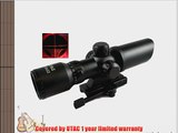 UTAC 1.5-5x32 Dual Illuminated Tactical Rifle Scope with Weaver-Picatinny Quick Detach Mount