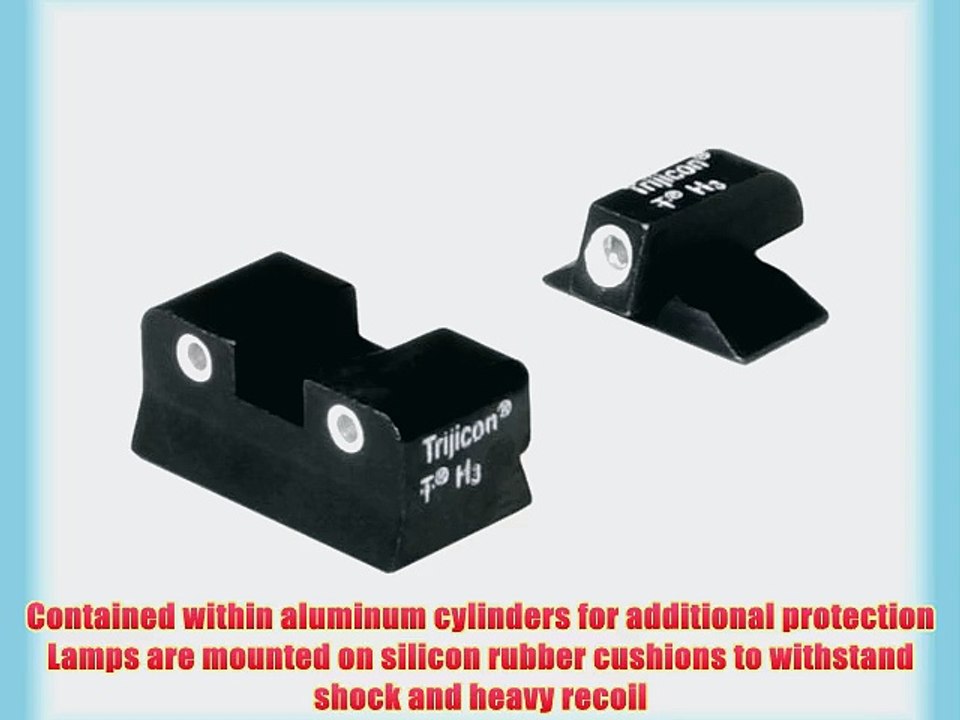 Beretta Cougar 3 Dot Front And Rear Night Sight Set