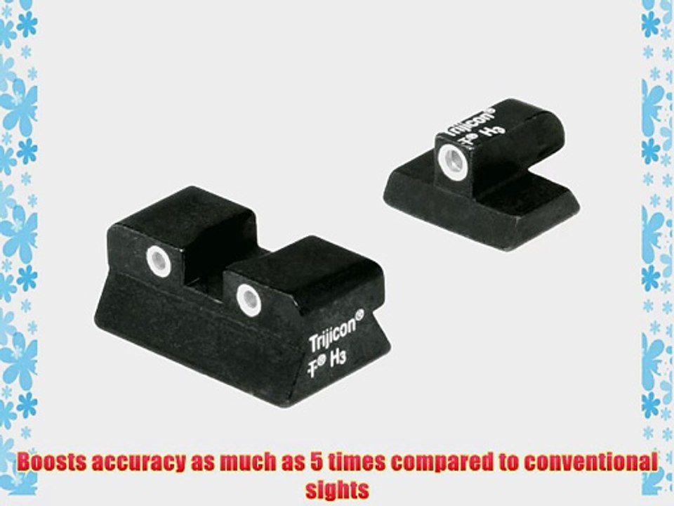 Browning Hi-Power 3 Dot Front And Rear Night Sight Set