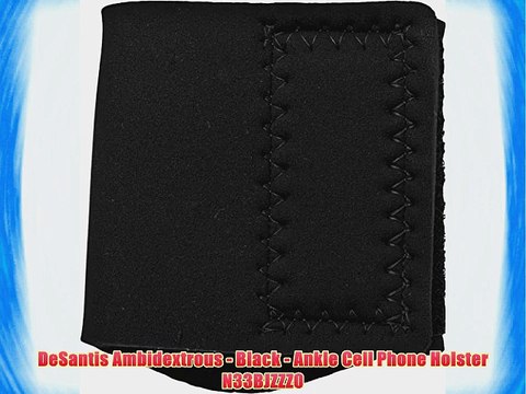 DeSantis Ambidextrous - Black - Ankle Cell Phone Holster N33BJZZZ0