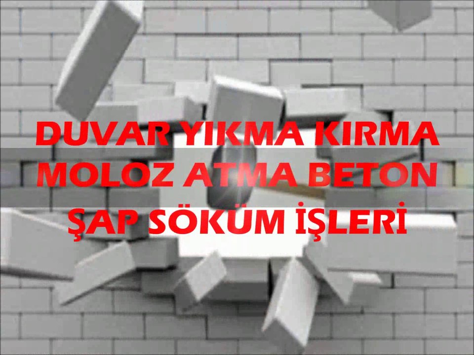 ATAŞEHİR Alo Moloz Hattı 0544-7303460 Moloz Atımı Moloz Atma