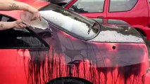 Bu Araba Çok İlginç Su Dökünce Rengi Değişiyor