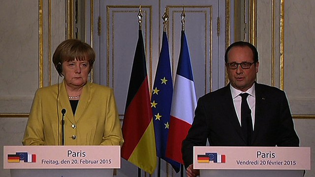Conférence de presse avec Angela Merkel
