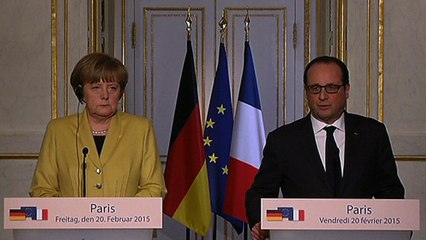 Conférence de presse avec Angela Merkel