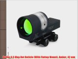 Reflex 6.5 Moa Dot Reticle (With Flattop Mount) Amber 42 mm