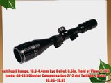 Gamo 4-12X40 Adjustable Objective Scope with Rings