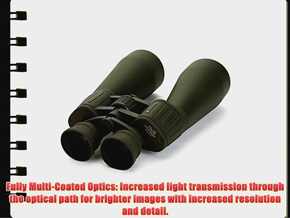 Celestron 71426 Cavalry 15x70 Binocular (Olive Green)