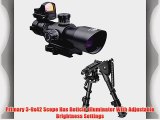Trinity Force Combo Kit With 3-9x42 Tactical Rifle Scope With illuminated P4 Reticle Pattern