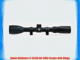 Gamo Outdoors 4-12x40 Air Rifle Scope with Rings