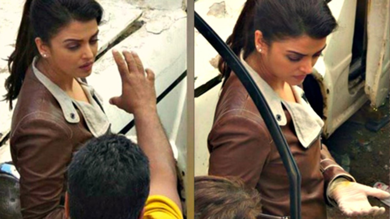 LEAKED! Pics Of Aishwarya Rai On The Set Of JAZBAA