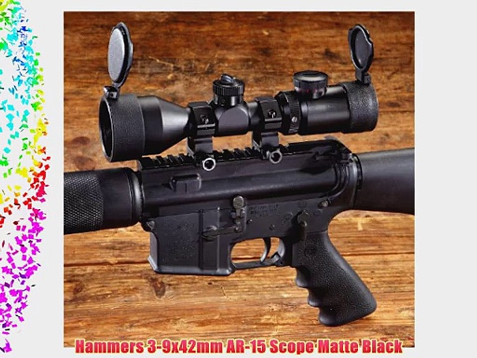 Hammers 3-9x42mm AR-15 Scope Matte Black