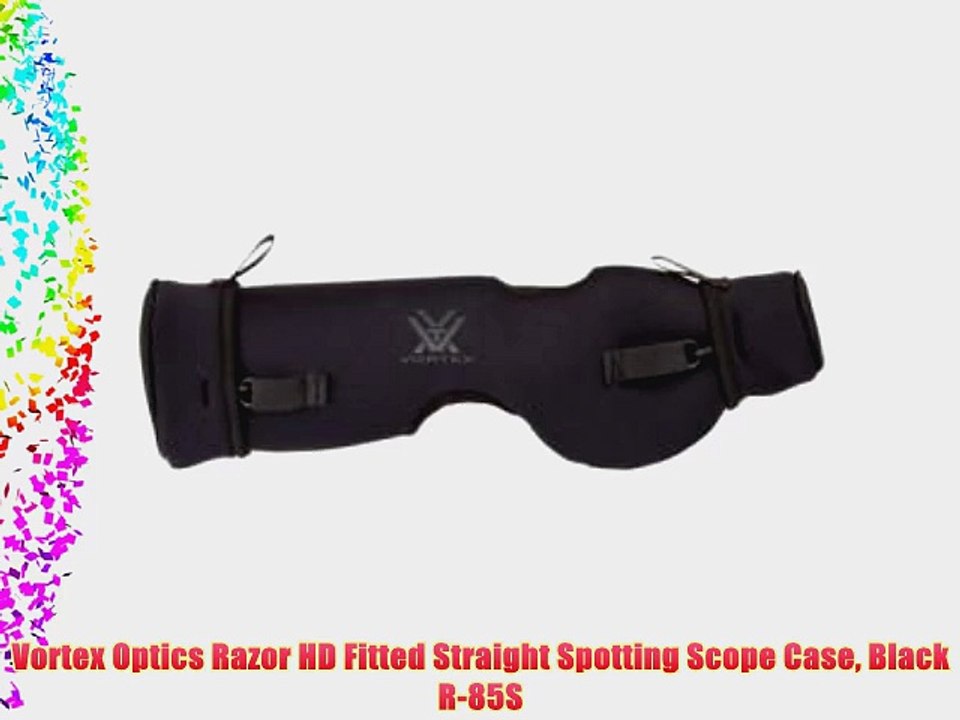 Vortex Optics Razor HD Fitted Straight Spotting Scope Case Black R-85S