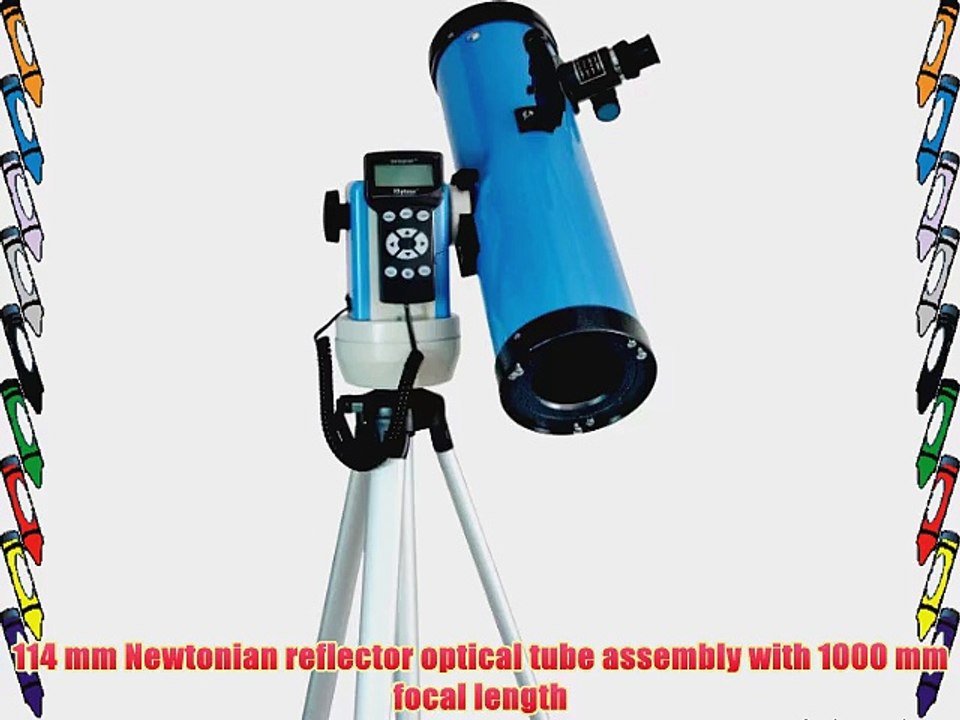 iOptron 9803B-A SmartStar-N114 GPS Computerized Telescope - Astro Blue with Carry Bag