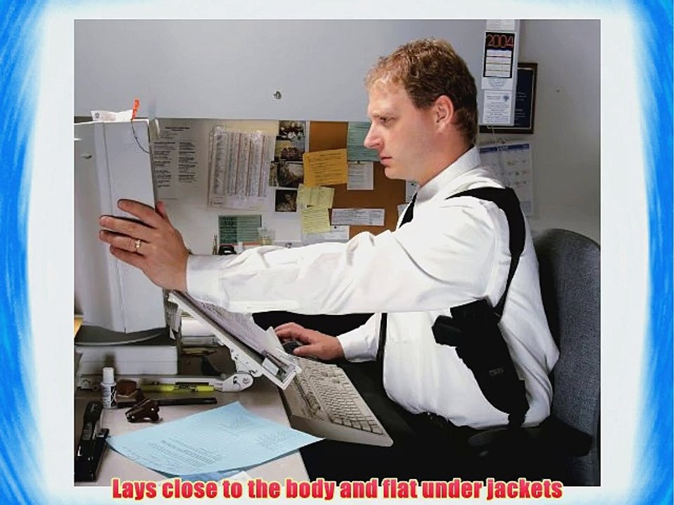 Uncle Mike's Law Enforcement Kodra Nylon Pro-Pak Vertical Shoulder Holster (Size 5 Right Hand)