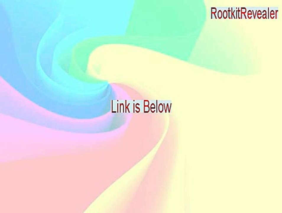 RootkitRevealer Download Free (Download Here 2015)