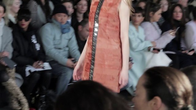 Interview de Francisco Costa au défilé Calvin Klein Collection automne-hiver 2015-2016