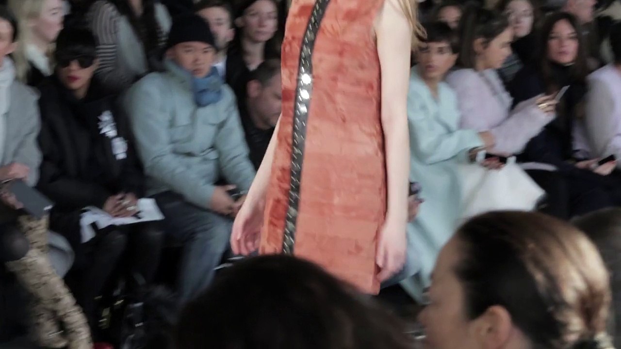 Interview de Francisco Costa au défilé Calvin Klein Collection automne-hiver 2015-2016