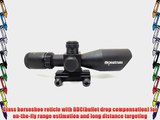 Monstrum Tactical Rifle Scope with Illuminated BDC Reticle Electronic Switch Control and Integrated