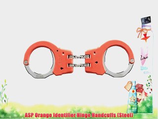 ASP Orange Identifier Hinge Handcuffs (Steel)