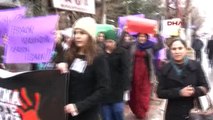 Şanlıurfa Viranşehir Viranşehir'de Kadına Şiddet Protestosu