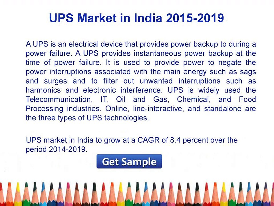UPS Market in India 2015 Share, Industry Growth, Forecast 2019