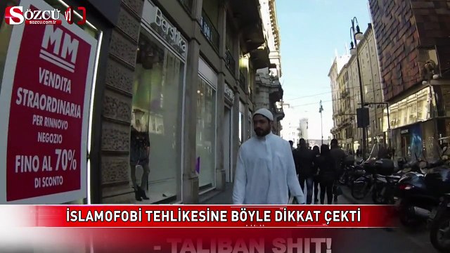 İslamofobi tehlikesine böyle dikkat çekti