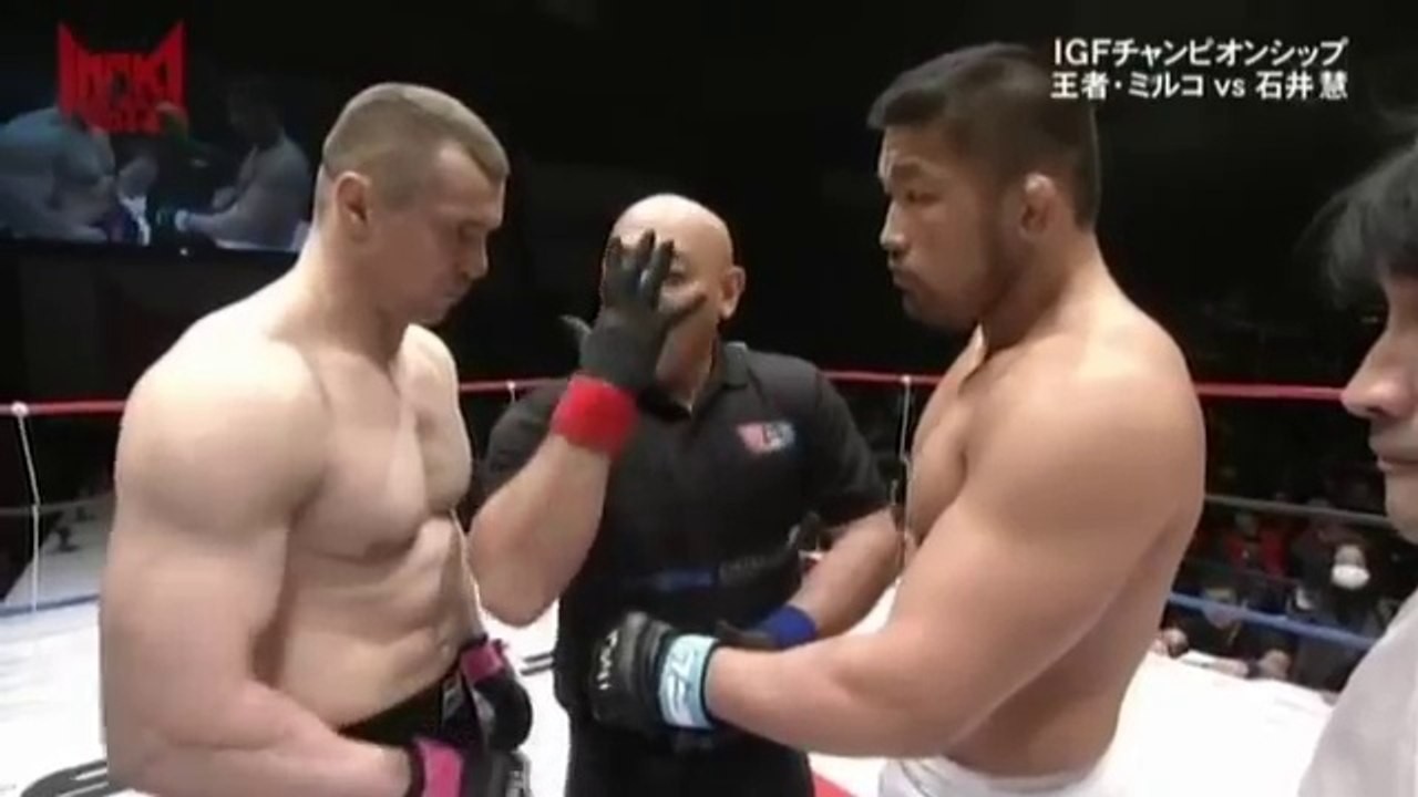 INOKI BOM BA YE 2014　Mirko Cro Cop vs. Satoshi Ishi