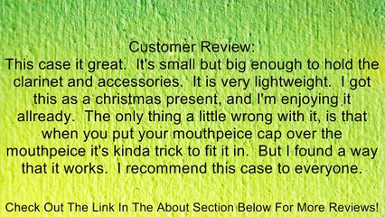 Gator GL Lightweight Clarinet Case, Pink Review