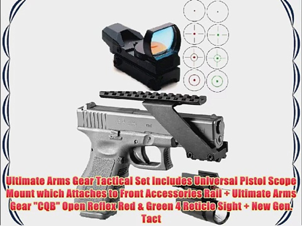 Ultimate Arms Gear Tactical Combo Combination Package Kit Set Pistol Includes Aluminum Weaver
