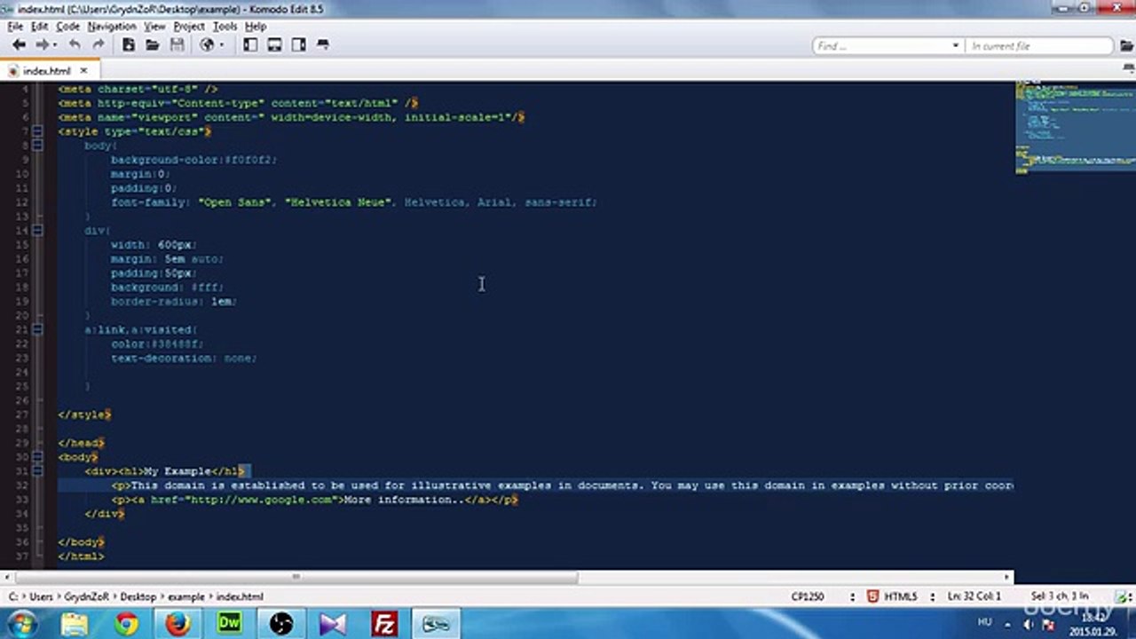 develop your First Website - part 3