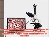 AmScope T120B-P Digital Professional Siedentopf Trinocular Compound Microscope 40X-2000X Magnification