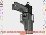 BlackHawk Serpa CQC Belt Loop and Paddle Holster For Glock 26 Left Hand Black