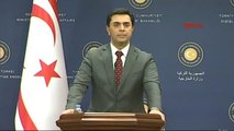 Mevlüt Çavuşoğlu, KKTC Dışişleri Bakanı Nami ile Ortak Basın Toplantısı Düzenledi -1