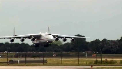 landing world's biggest plane antonov an 225