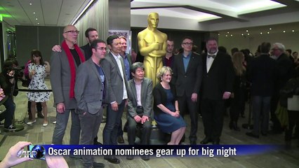 Oscar animation nominees gear up for big night