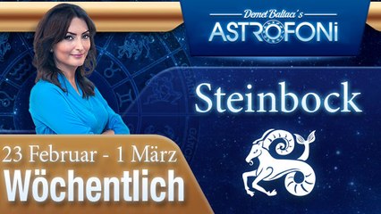 Télécharger la video: Monatliches Horoskop zum Sternzeichen Steinbock (23 Februar-01 März 2015)