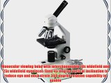 AmScope M500C-LED Cordless Monocular Compound Microscope WF10x and WF25x Eyepieces 40x-2500x