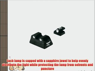 Smith And Wesson Compact Fixed 3 Dot Front And Rear Night Sight Set 9 mm