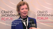 MARY ROBINSON - Crans Montana Forum Bruxelles 2014 (Jean-Paul Carteron)