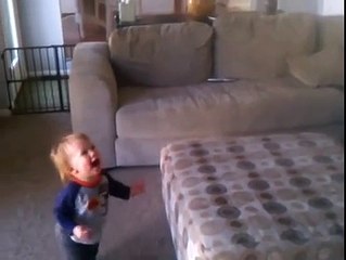 Child playing funny baby videos