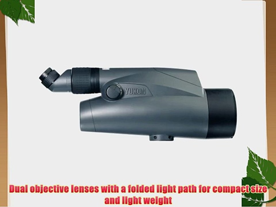 Yukon Advanced Optics 6-100x100 Angled Eyepiece High Powered Spotting Scope