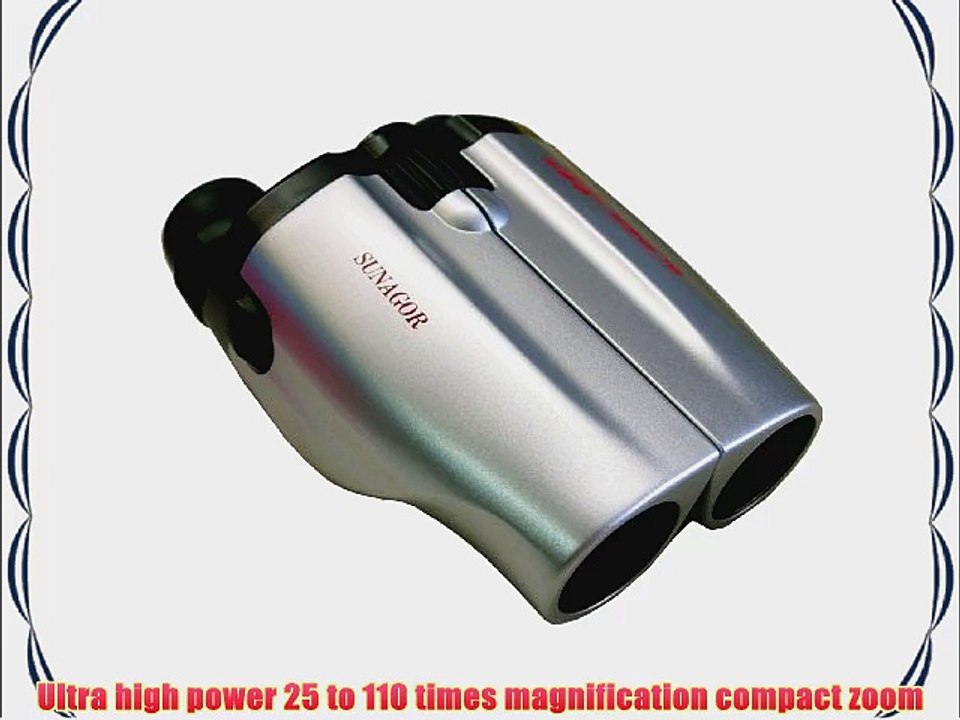 Sunagor Compact Zoom Binoculars 25-110x30