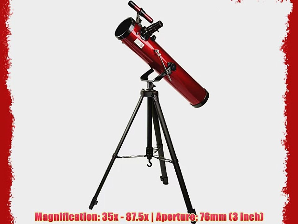 Carson? Red Planet 35-88x76mm Newtonian Reflector Telescope (RP-100)